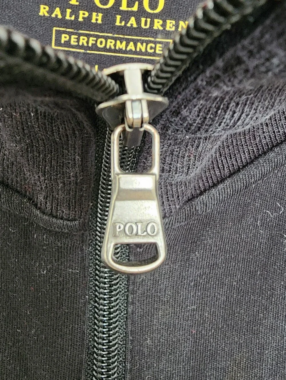 Polo Ralph Lauren Men's Full Zip Black Track XXL Jacket
